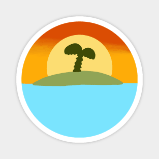 Simple Sunset Magnet